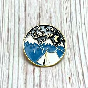 🆕 Go Outdoor Camping Enamel Pin